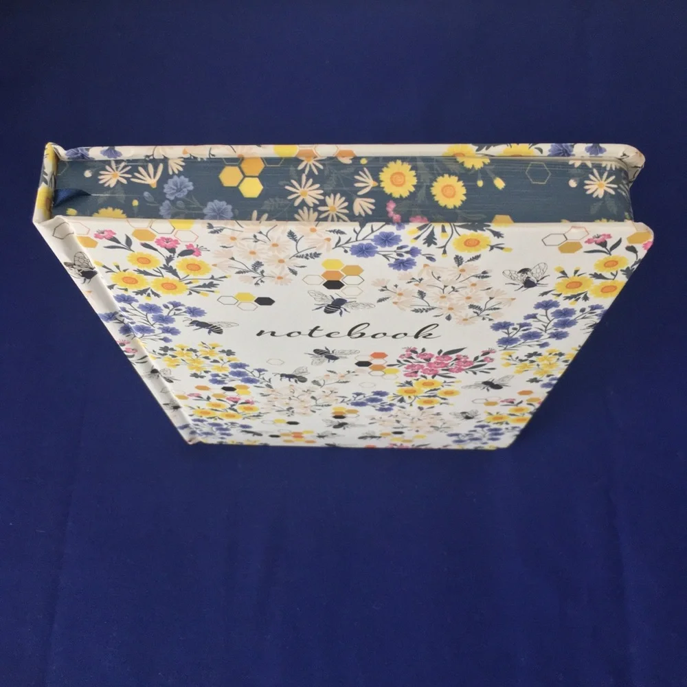 Bumblebee Beehive Flower Notebook